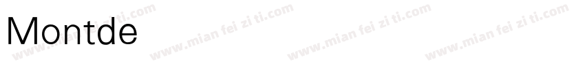 MontderratAltl Light字体转换